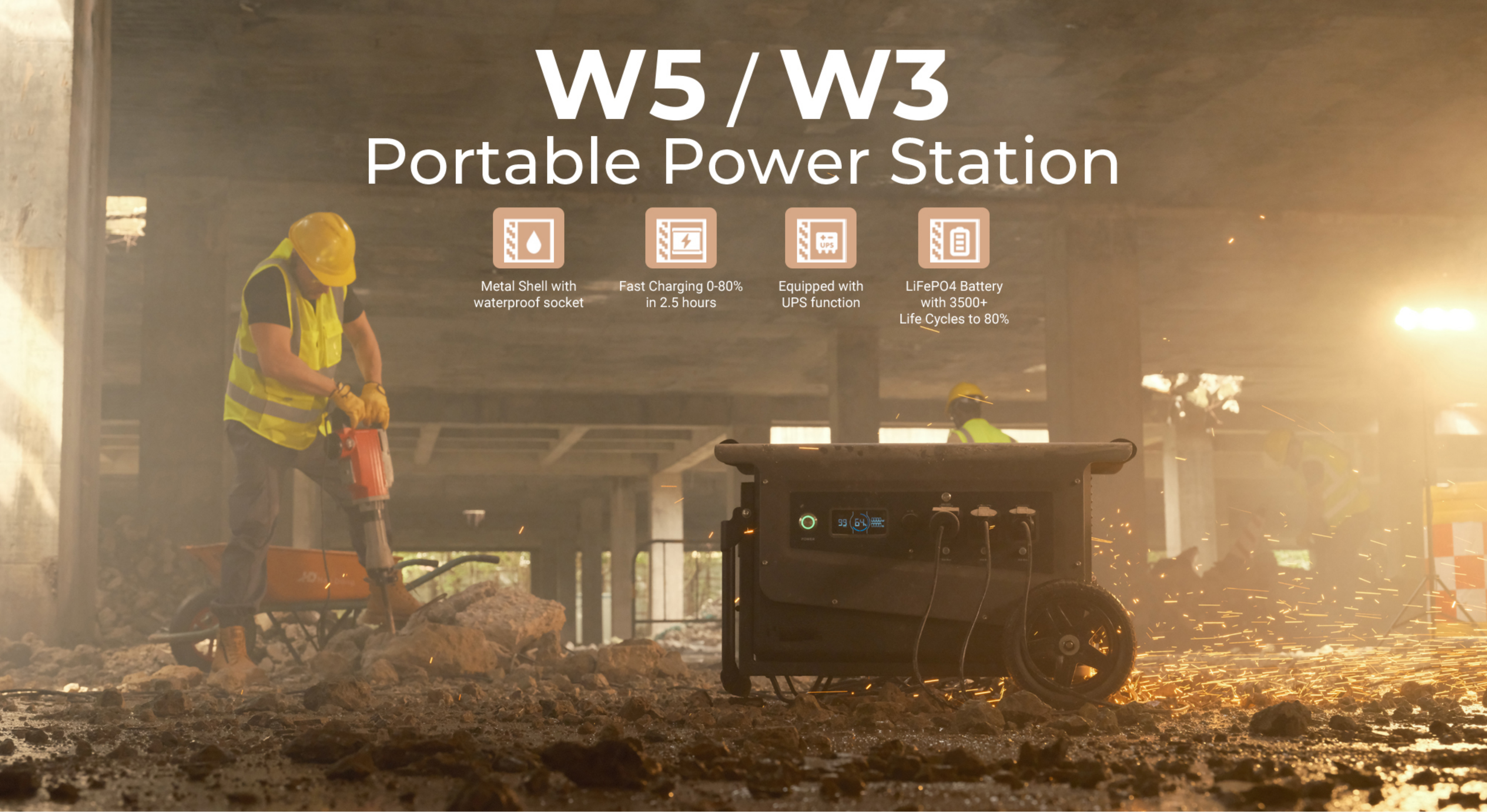 mobile portable temporary power supply e